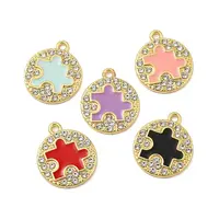 Alloy Enamel Pendants
