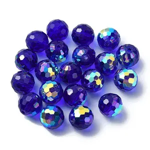 AB Color Plated Glass Beads