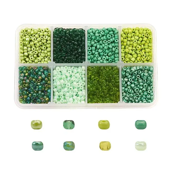 1 Box 8/0 Glass Seed Beads Round  Loose Spacer Beads