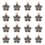 Light Gold Plated Alloy Enamel Pendants