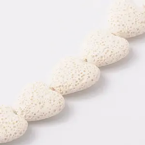 Synthetic Lava Rock Bead Strands