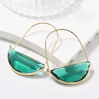 Brass Hoop Earrings