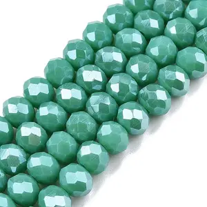 Electroplate Glass Beads Strands