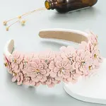Flower Cloth Rhinestone Hair Bands