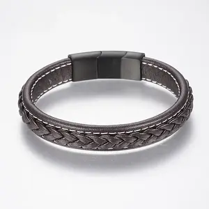 Braided Leather Cord Bracelets
