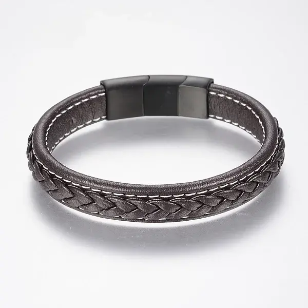 Braided Leather Cord Bracelets