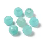 Natural White Jade(Dyed) Gemstone European Beads