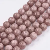 Natural White Jade Bead Strands