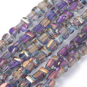 Electroplate Glass Beads Strands