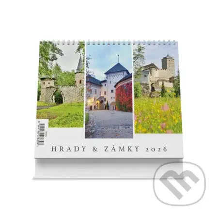 Hrady a zámky 2026 - stolní kalendář