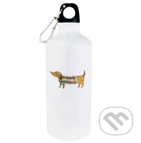 Turistická smaltovaná fľaša Pán Klobáska