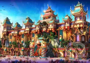 Fairyland China - puzzle z kategorie Umělecké