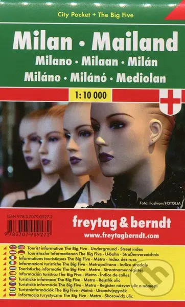 Milan 1:10 000 (Mapa mesta - vrecková)