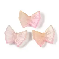 Spray Painted Glass Beads