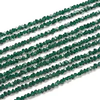 Transparent Solid Color Glass Beads Strands