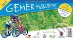Ručne maľovaná cyklomapa Gemer-Malohont (mapa deťom, maľovaná deťmi)