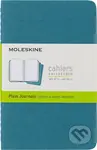 Moleskine - sada 3 zošitov Cahier (modré) (malé, čisté)
