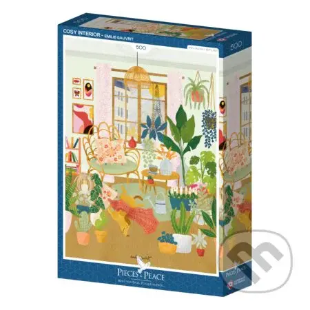 Útulný interiér - Emilie Gauvrit - puzzle z kategorie Města a stavby