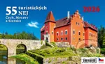 55 turistických nej Čech, Moravy a Slezska 2026 - stolní kalendář