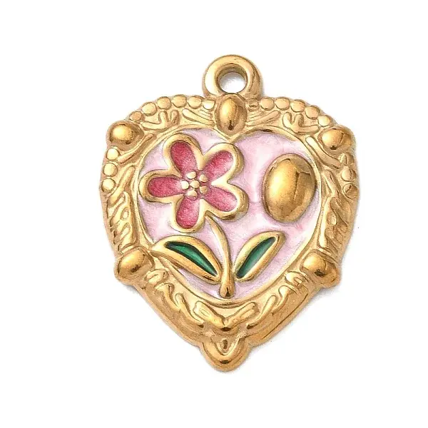 304 Stainless Steel Enamel Pendants