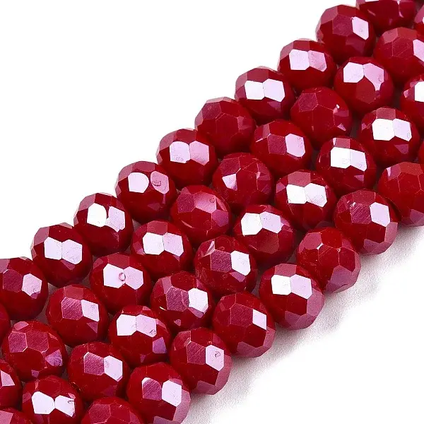 Electroplate Glass Beads Strands