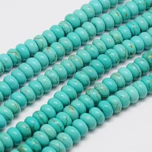Synthetic Turquoise Beads Strands
