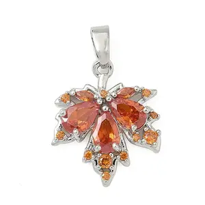 Brass Micro Pave Cubic Zirconia Pendants