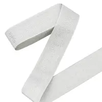 Polyester Jacquard Flower Ribbon