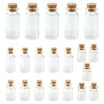 20Pcs 4 Styles Glass Jar Bead Containers