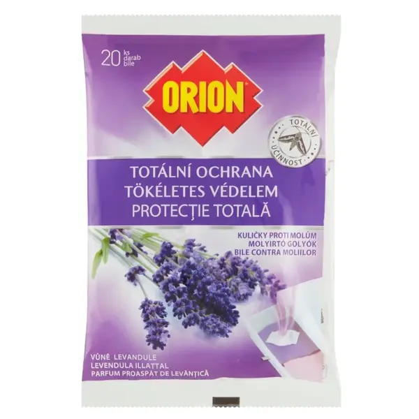 ORION Kuličky proti molům vůně levandule 20 kusů