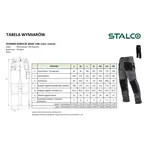 Kalhoty pracovní do pasu BASIC LINE, 2XL/58, STALCO