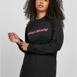 Ladies Magic Monday Slogan s dlouhým rukávem černý