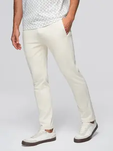 Ombre Men's sweatpants with unlined leg - cream