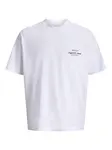 JACK & JONES Tričko 'JORNORREBRO'  čierna / biela