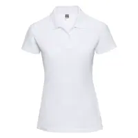 White Polycotton Polo Russell Women's T-Shirt