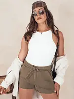 Dámské šortky CITYCHIC hnědé