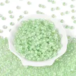 FGB Inside Colours Transparent Glass Seed Beads
