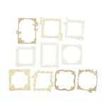 10Pcs Retro Hollow Out Scrapbook Paper Pads