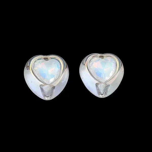 Baking Painted Acrylic & Rhinestone Beads