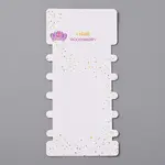 Paper Hair Clip Display Cards