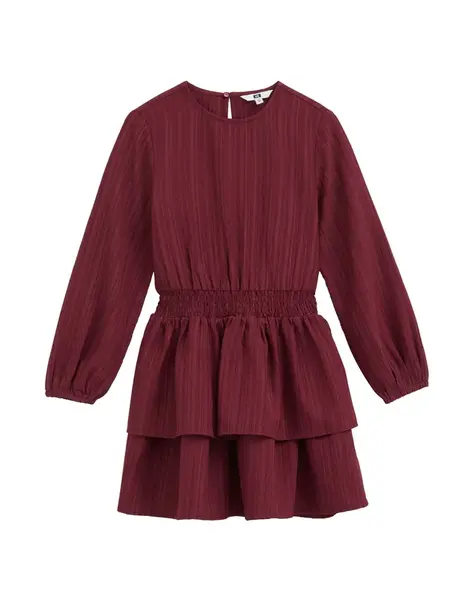 WE Fashion Šaty  vínovo červená