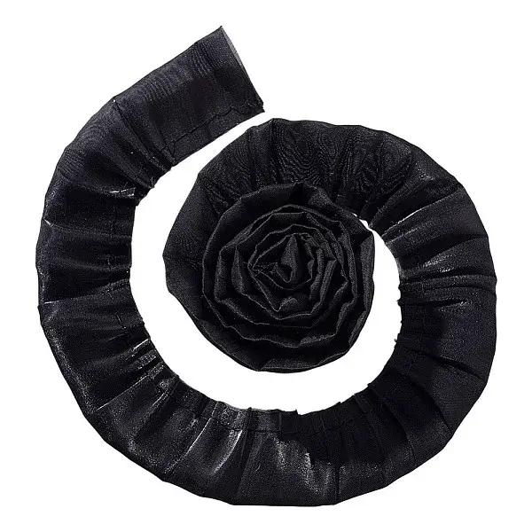 9 Yards Chiffon Wrinkles Lace Ribbon