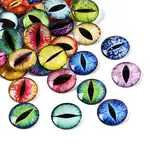 Printed Transparent Glass Cabochons