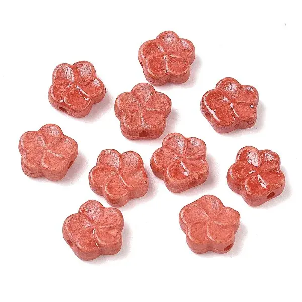 Vintage Handmade Porcelain Beads