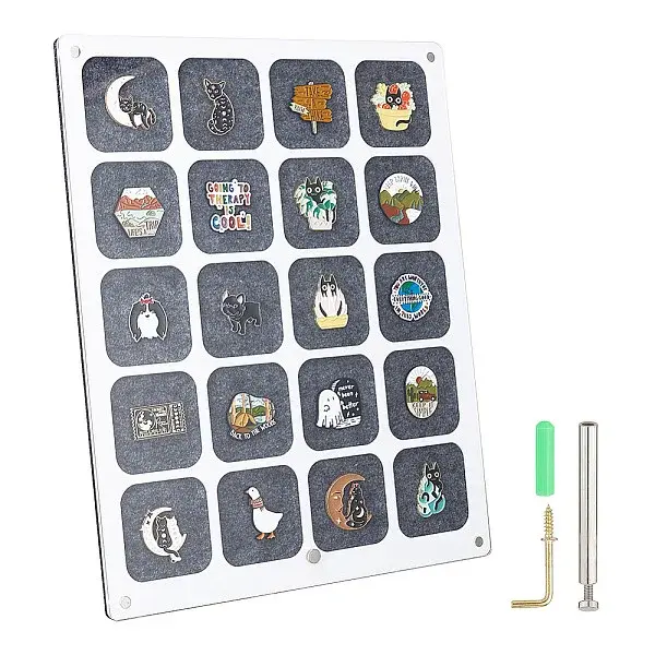 Acrylic with Felt Commemorative Coin Display Tray