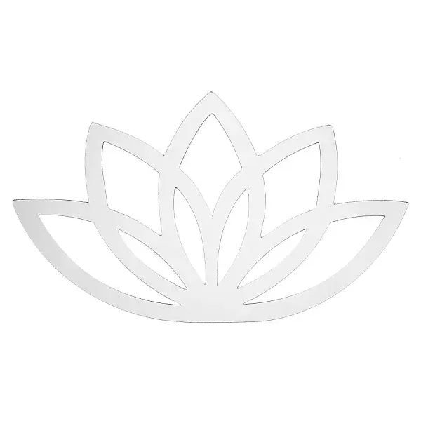1Pc Acrylic Mirror Lotus Wall Decorations