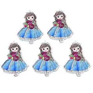 Transparent Printed Acrylic Big Pendants