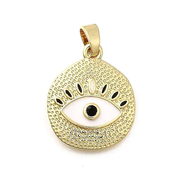 Brass Micro Pave Cubic Zirconia Pendants