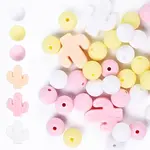 Cactus/Round Silicone Beads