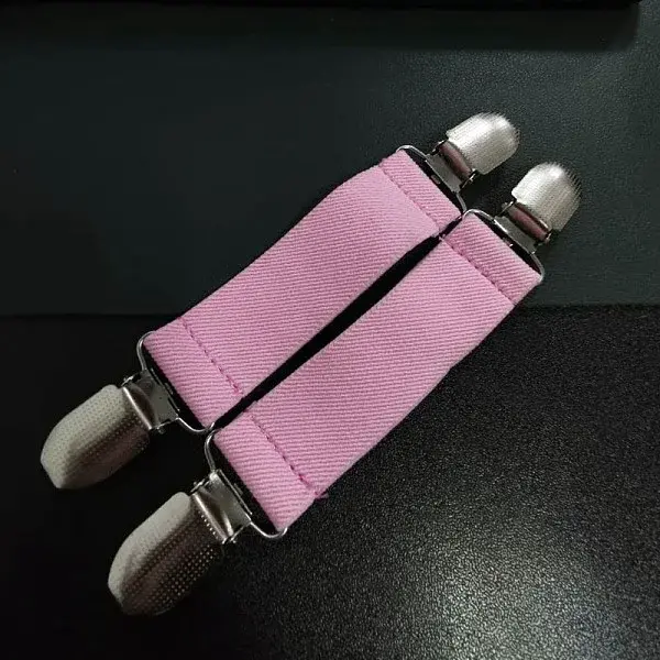 Polyester Kids Mitten Clips Iron Elastic Mitten and Glove Clips